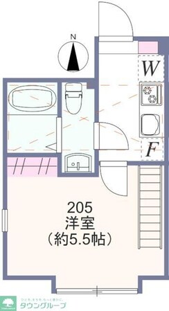 アザーレ・クオン日吉の物件間取画像